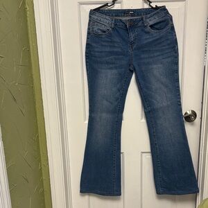 Fashion Nova Blue Flare Jeans